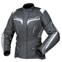 Dririder Apex 5 Womens Textile Jacket Black/Grey/White