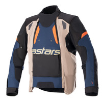Alpinestars Halo Drystar ADV Jacket Dark Blue/Khaki/Flame Orange