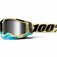 100% Racecraft 2 Goggle Airblast Mirror Silver Lens