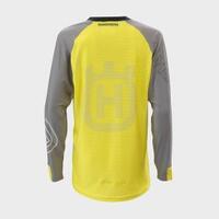 Husqvarna Kids Railed Shirt - Grey/White Product thumb image 2