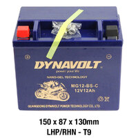 Dynavolt MG12-BS-C Battery 12V AGM Nano Gel 10Ah Product thumb image 2