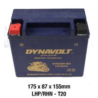 Dynavolt Battery AGM FA Nano Gel 12Volt 20Ah Dynavolt GHD20H-BS Product thumb image 2