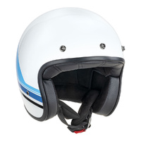 Merlin Blackbird Helmet Aero Stripe White Product thumb image 2