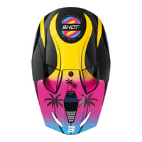 Shot Furious Youth Miami Helmet Orange Glossy Product thumb image 2