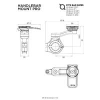 Quad Lock Motorcycle Handlebar Mount PRO Product thumb image 2