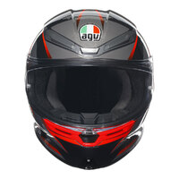 AGV K6 S Helmet Slashcut Black/Red Product thumb image 2