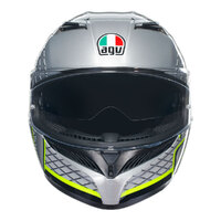 AGV K3 Fortify Helmet Grey/Black/Yellow Fluo Product thumb image 2