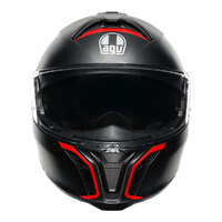 AGV Tourmodular Helmet Frequency Matt Gunmetal/Red Product thumb image 2