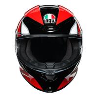 AGV K6 Helmet Hyphen BLK/Red/WHT Product thumb image 2