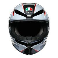AGV K6 Helmet Flash Matt Black/Grey/Red Product thumb image 2