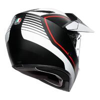 AGV AX9 Pacific Adventure Helmet Matt Black/White/Red Product thumb image 2