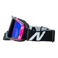 Nitro NV-150 Off Road Goggles Grey/Pink Frame Blue Lens  Product thumb image 2