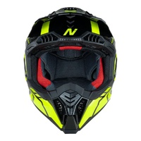Nitro Helmet MX710 Shard II Fluro Yellow/Black Product thumb image 2