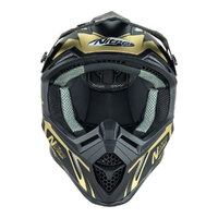 Nitro MX760 Off Road Helmet Satin Black/Gold Product thumb image 2