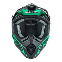 Nitro MX760 Off Road Helmet Satin Black/Teal Product thumb image 2