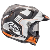 Arai EC XD-4 Vision Adventure Helmet Orange/White Product thumb image 2