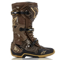 Alpinestars Tech 10 (MY20) Dark Brown/Kangaroo/Gold Product thumb image 2