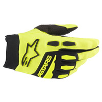 Alpinestars 2022-2024 Youth Full Bore Gloves Yellow Fluro/Black Product thumb image 2