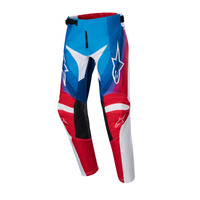 Alpinestars 2024 Youth Racer Pneuma Pants Blue/Mars Red/White Product thumb image 2