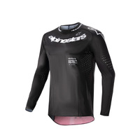 Alpinestars 2024 Supertech Ward Jersey Black/Red Berry  Product thumb image 2