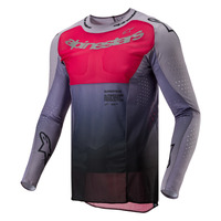 Alpinestars 2024 Supertech Dade Jersey Iron/Red Berry Product thumb image 2