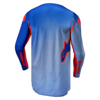Alpinestars 2024 Fluid Lucent Jersey Blue/HOT Orange Product thumb image 2