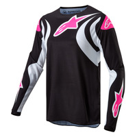 Alpinestars 2024 Womens Fluid Jersey Black White Product thumb image 2