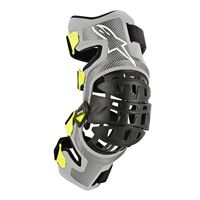 Alpinestars Bionic 7 Knee Brace SET Silver Fluro Yellow Product thumb image 2