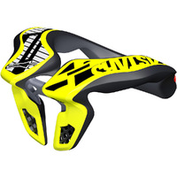 Alpinestars YTH Neck Support OS Black Fluro Yellow L/XL  - Motorcycle Armour Product thumb image 2