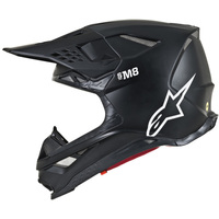 Alpinestars Supertech SM8 Solid Off Road Helmet ECE Matte Black Product thumb image 2