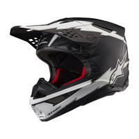 Alpinestars Supertech SM10 Ampress Helmet ECE 22.06 Black/White Matt Product thumb image 2