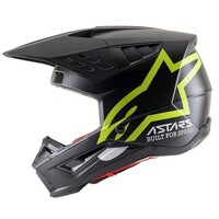Alpinestars SM5 Compass ECE Off Road Helmet Black Matt/Fluro YEL Product thumb image 2