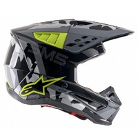 Alpinestars SM5 Rover ECE Off Road Helmet Anth/Fluro Yellow Product thumb image 2