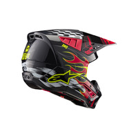 Alpinestars SM5 Rash Helmet ECE 22.06 Dark Grey/Bright Red Gloss Product thumb image 2