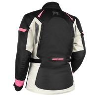 Motodry Rallye 2 Womens Adventure Jacket Black/Grey/Magenta Product thumb image 2