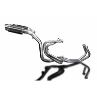 Honda VFR800 Vtec 2002-2013 200MM Round Carbon Full Exhaust System Product thumb image 2