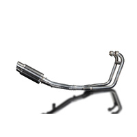 Suzuki GS500E/F 2-1 1989-2019 200MM Round Carbon Complete Exhaust System Product thumb image 2