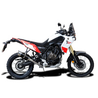 Yamaha XT700 Tenere 19-25 200MM Round Carbon DE-CAT Full Exhaust System Product thumb image 2