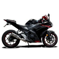 Yamaha YZF-R3 MT-03 2015-2024 200MM Round Stainless Full Exhaust System Product thumb image 2