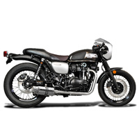 Kawasaki W650 W800 19-24 200MM Round Stainless Exhaust System Product thumb image 2