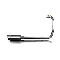 Royal Enfield 350 Bullet Classic 22-25 200MM Round Stainless Full Exhaust System Product thumb image 2