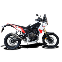Yamaha XT700 Tenere 19-25 200MM Round Stainless DE-CAT Full Exhaust System Product thumb image 2