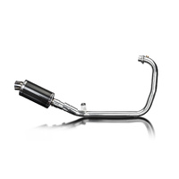 Royal Enfield Scram 411 2022-2024 225MM Oval Carbon Full Exhaust System Product thumb image 2