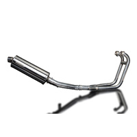 Suzuki GS500E/F 2-1 1989-2019 350MM Oval Stainless Complete Exhaust System Product thumb image 2
