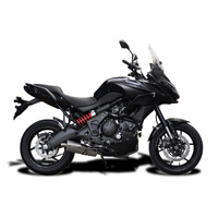 Kawasaki KLE650 Versys 15-23 350MM Oval Stainless Full Exhaust System Product thumb image 2
