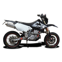 Suzuki DRZ400 S/SM 2005-2021 / Oval 350mm (14 inch) Silencer Complete System 304 Stainless Steel Product thumb image 2