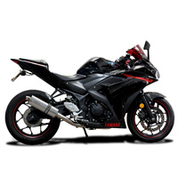 Yamaha YZF-R3 MT-03 2015-2024 350MM Oval Stainless Full Exhaust System Product thumb image 2