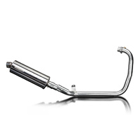 Royal Enfield Scram 411 2022-2024 350MM Oval Stainless Full Exhaust System Product thumb image 2