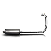 Royal Enfield 350 Bullet Classic 22-25 350MM Oval Stainless Full Exhaust System Product thumb image 2
