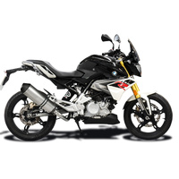 BMW G310R G310GS 17-24 343MM X-OVAL TITANIUM DE-CAT FULL EXHAUST SYSTEM Product thumb image 2
